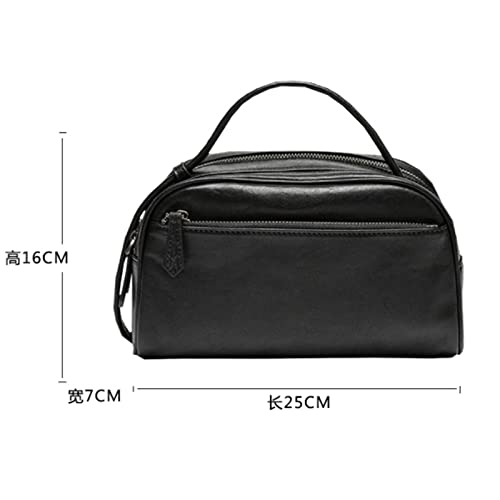 Genuine Leather Travel Toiletry Bag