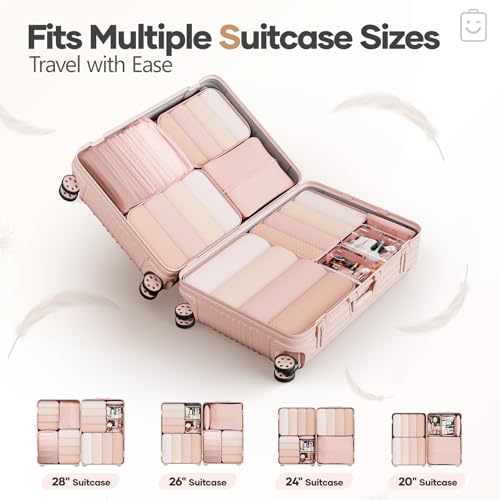 Nine-Piece Compression Packing Organizer Set