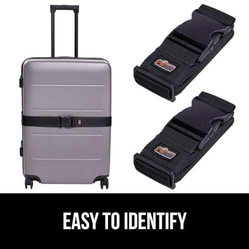 Eight-Pack Heavy-Duty Luggage Straps