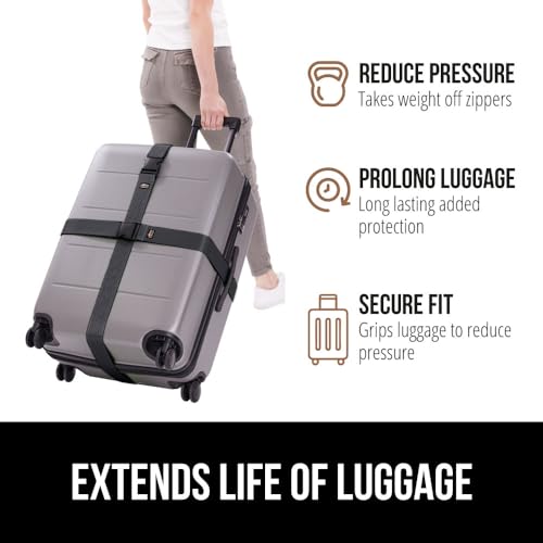 Eight-Pack Heavy-Duty Luggage Straps