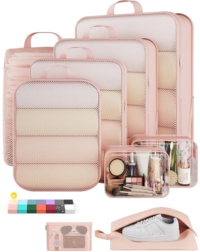 Nine-Piece Compression Packing Organizer Set