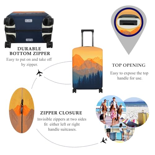 Printed Elastic Luggage Cover