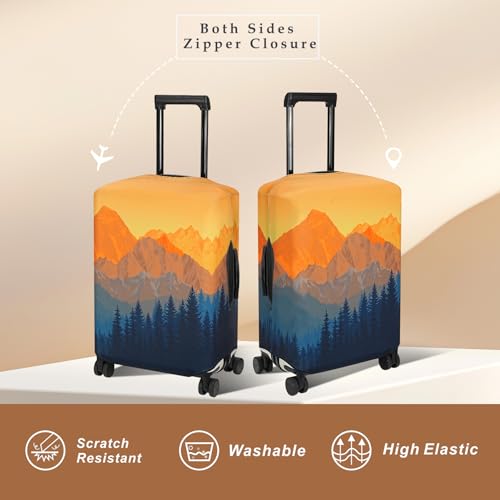 Printed Elastic Luggage Cover