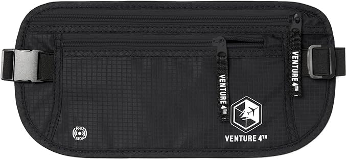 RFID-Blocking Travel Money Belt