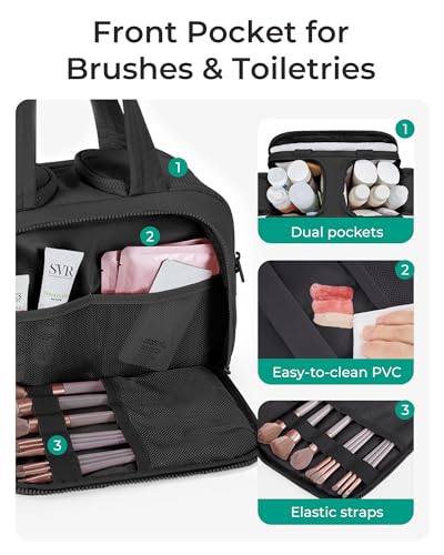 Puffy Four-Compartment Toiletry Bag