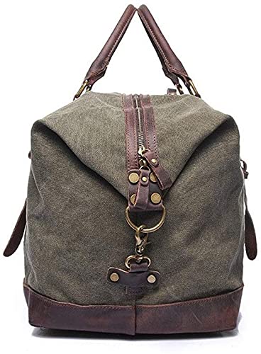Waterproof Canvas and Leather Travel Duffel