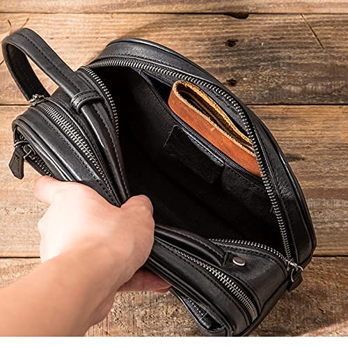 Genuine Leather Travel Toiletry Bag