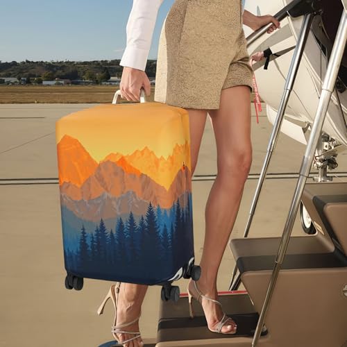 Printed Elastic Luggage Cover