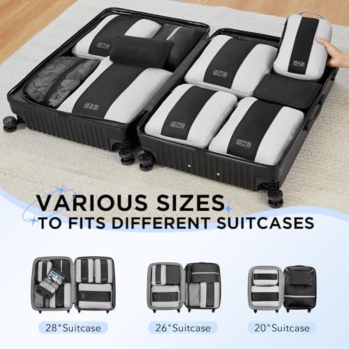 Ten-Piece Compression Packing Cube Set