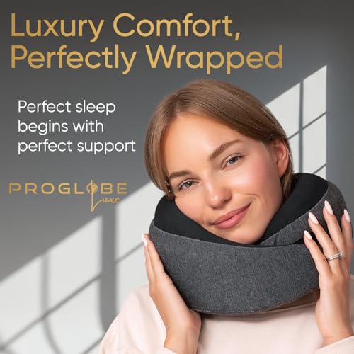 Memory Foam Travel Pillow Kit