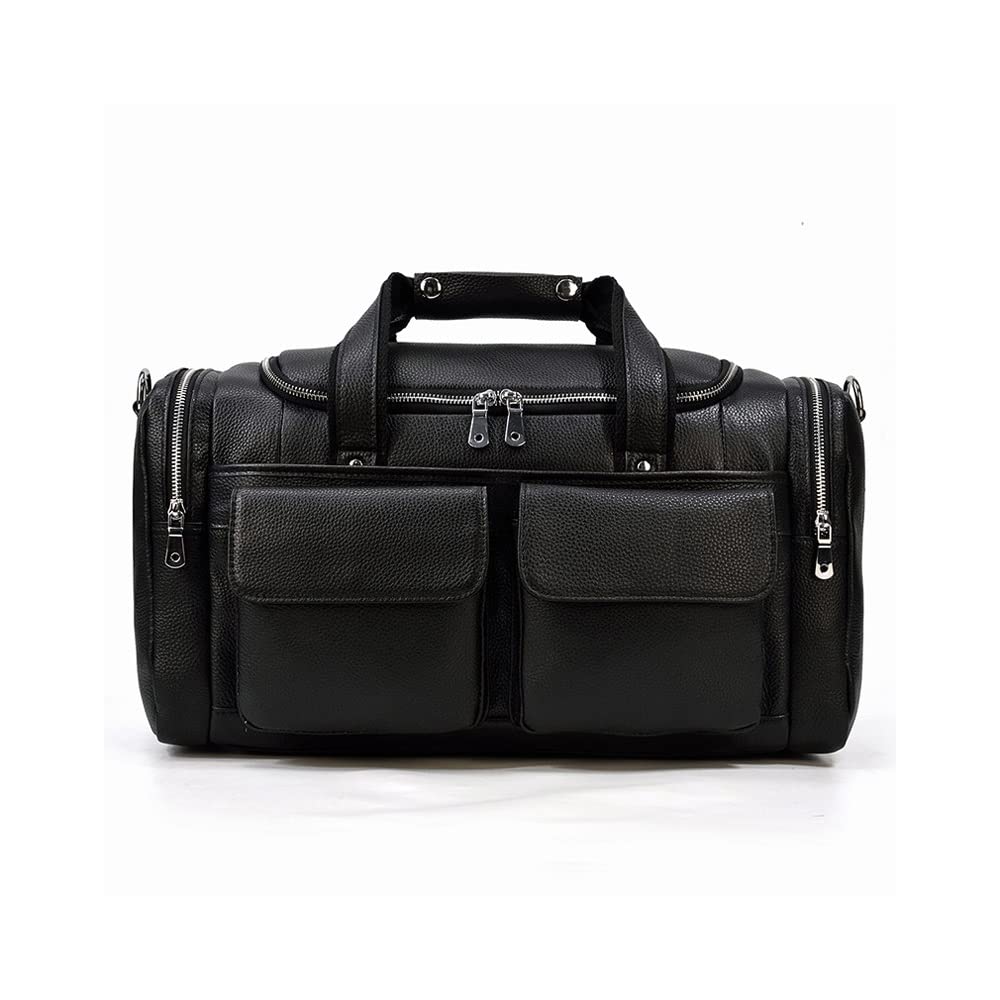 Cowhide Leather Overnight Travel Duffel