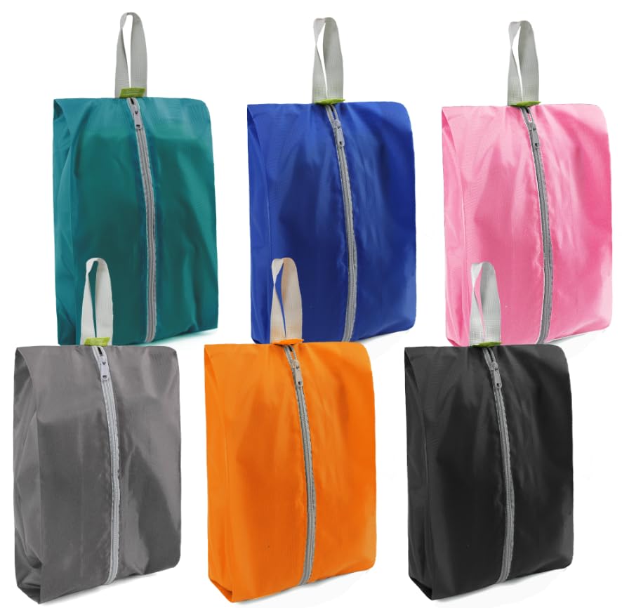 Multi-Pack Zippered Travel Shoe Bags