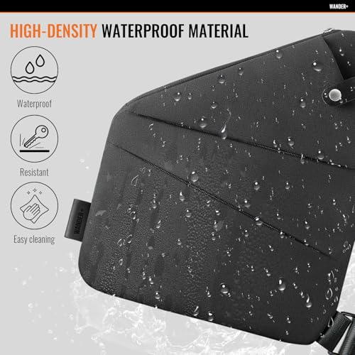 Waterproof Multi-Pocket Travel Crossbody Bag
