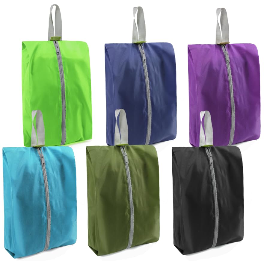 Multi-Pack Zippered Travel Shoe Bags