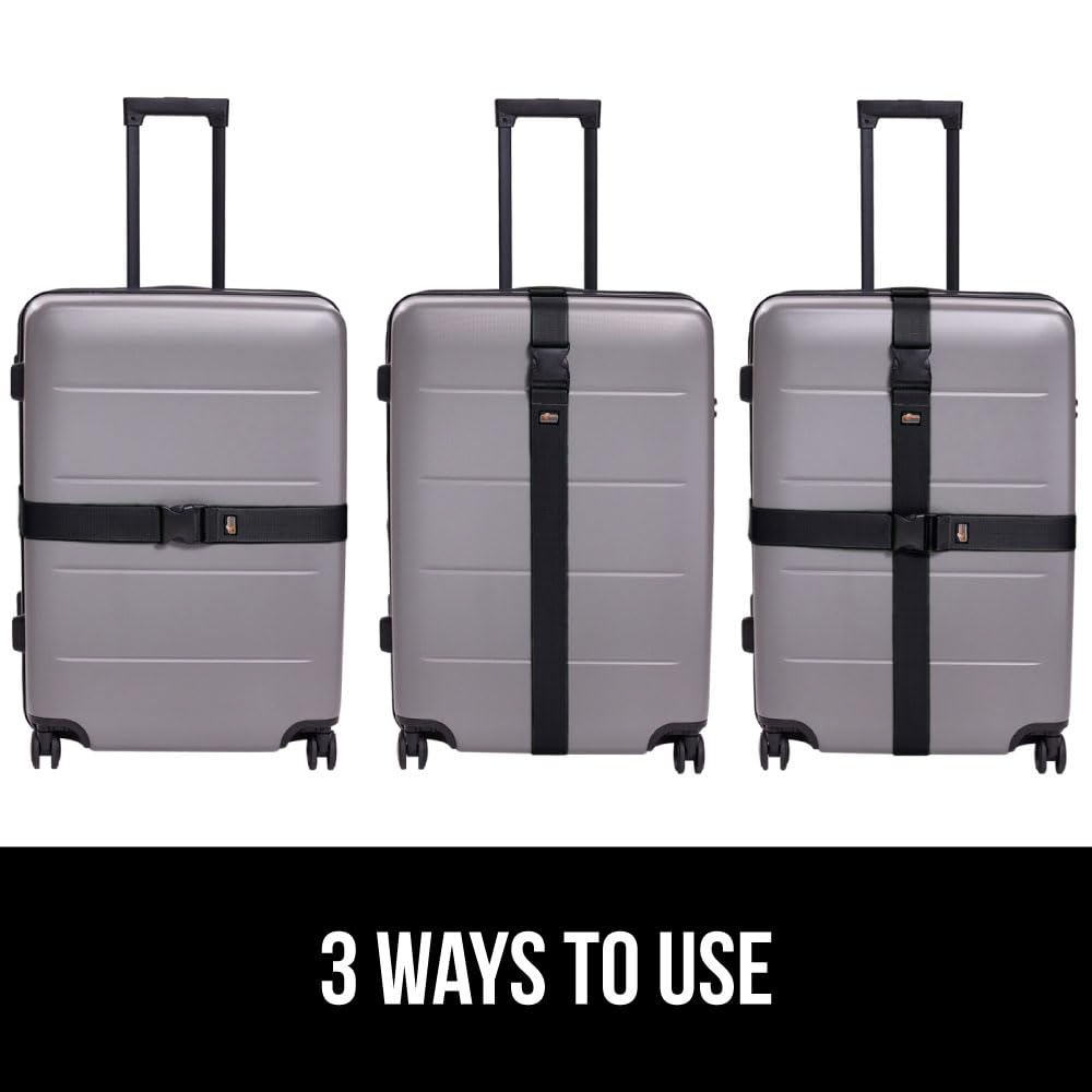Adjustable Heavy-Duty Luggage Strap Set