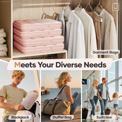 Nine-Piece Compression Packing Organizer Set