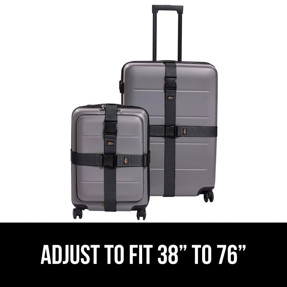 Adjustable Heavy-Duty Luggage Strap Set