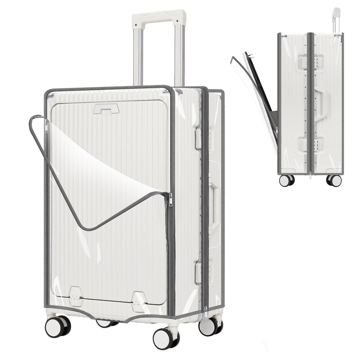 Clear PVC Suitcase Cover