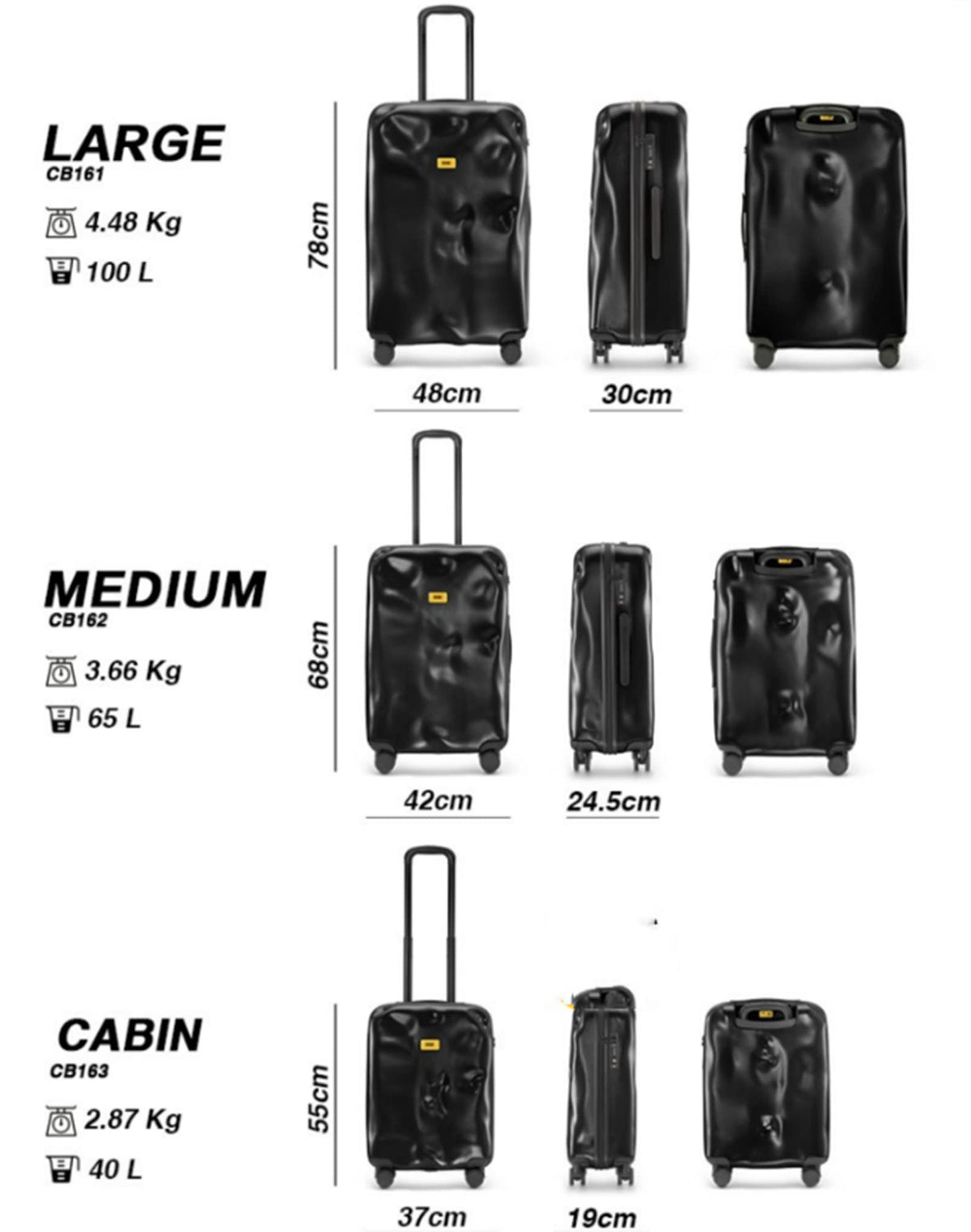 Aluminum-Frame Carry-On Spinner Suitcase