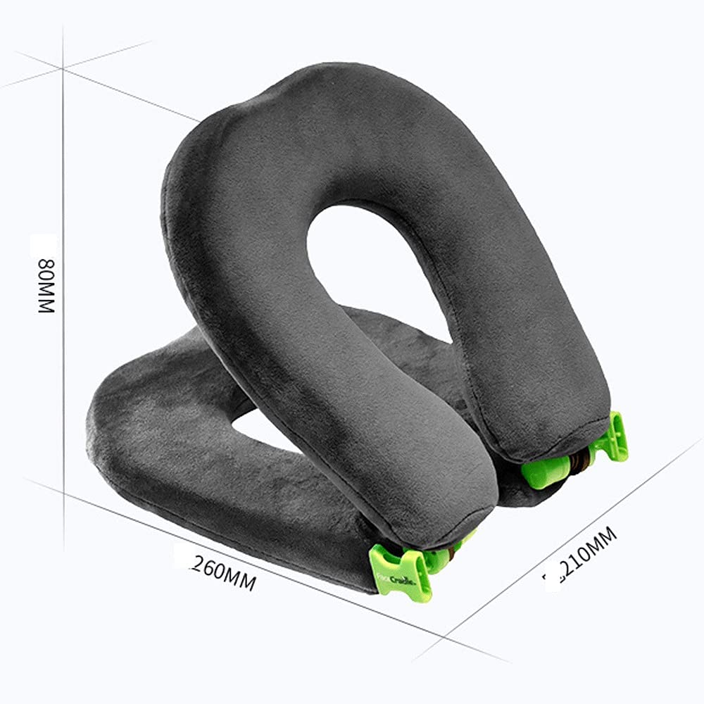 Adjustable Memory Foam Travel Neck Pillow