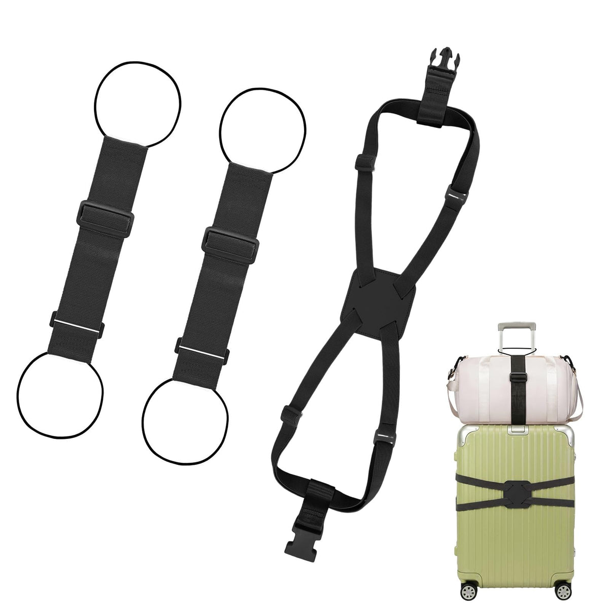 Elastic Luggage Connector Strap
