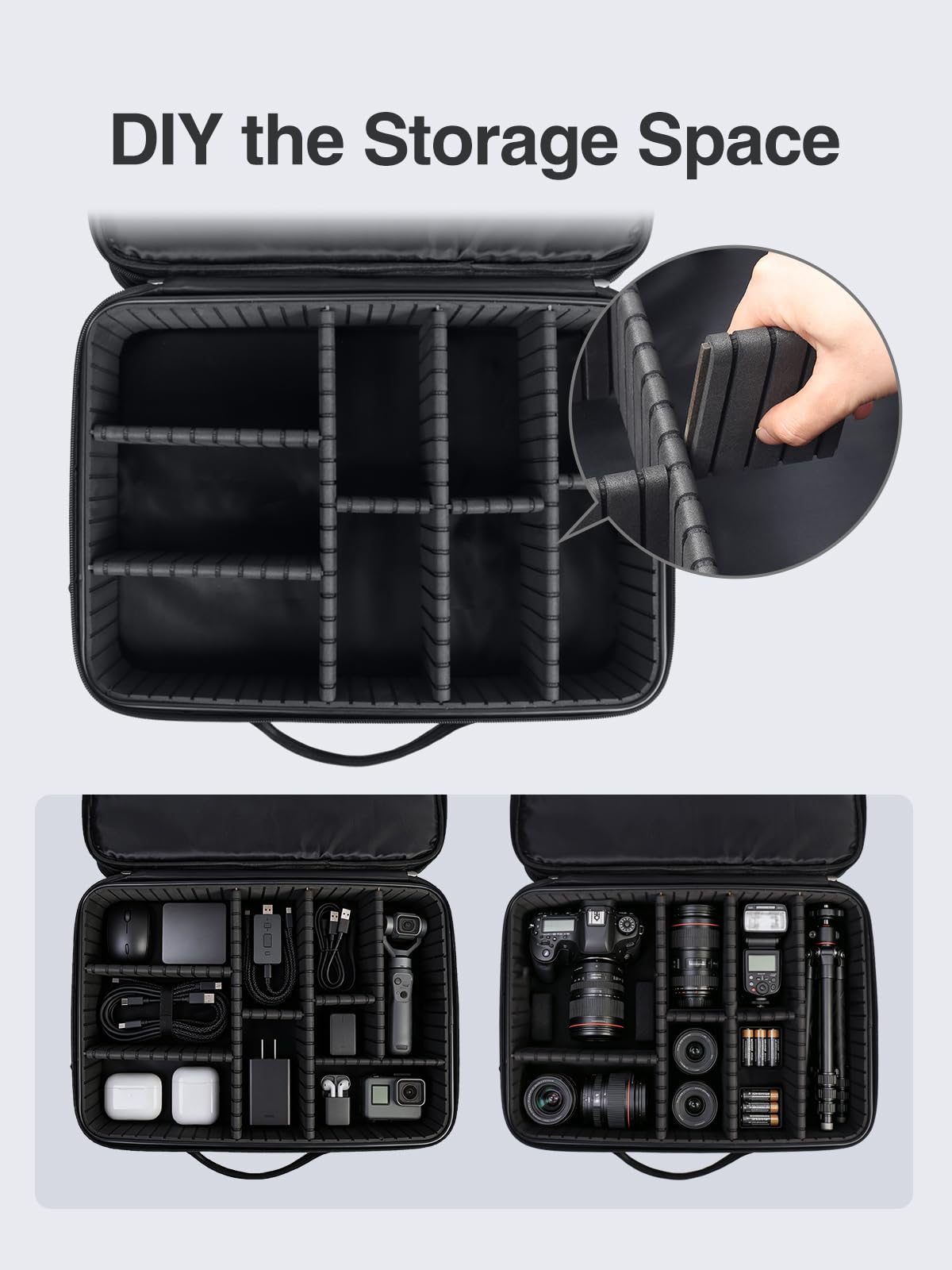 Hard-Shell USB Drive Organizer Case