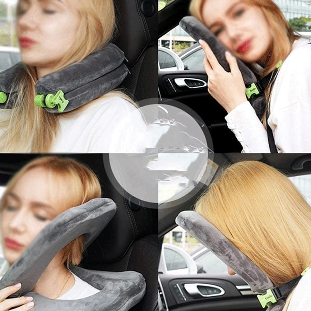 Adjustable Memory Foam Travel Neck Pillow