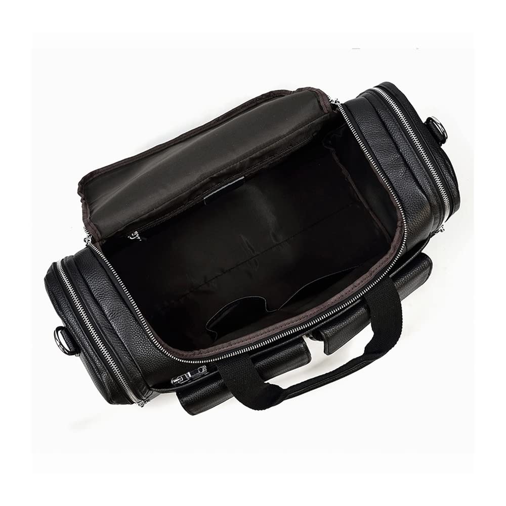 Cowhide Leather Overnight Travel Duffel