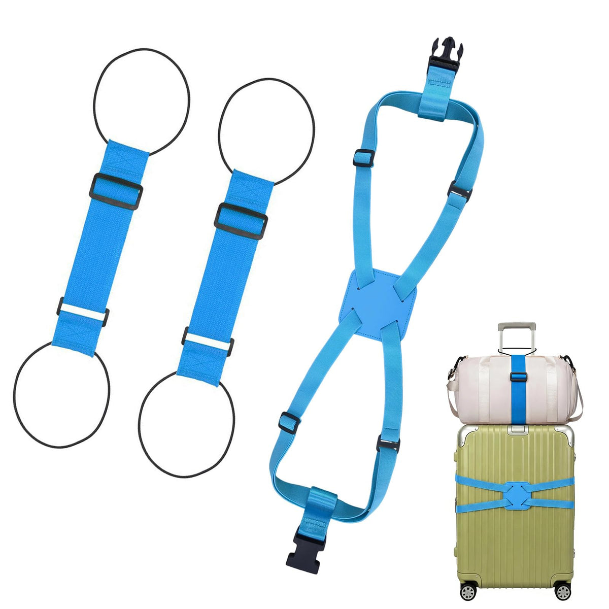 Elastic Luggage Connector Strap