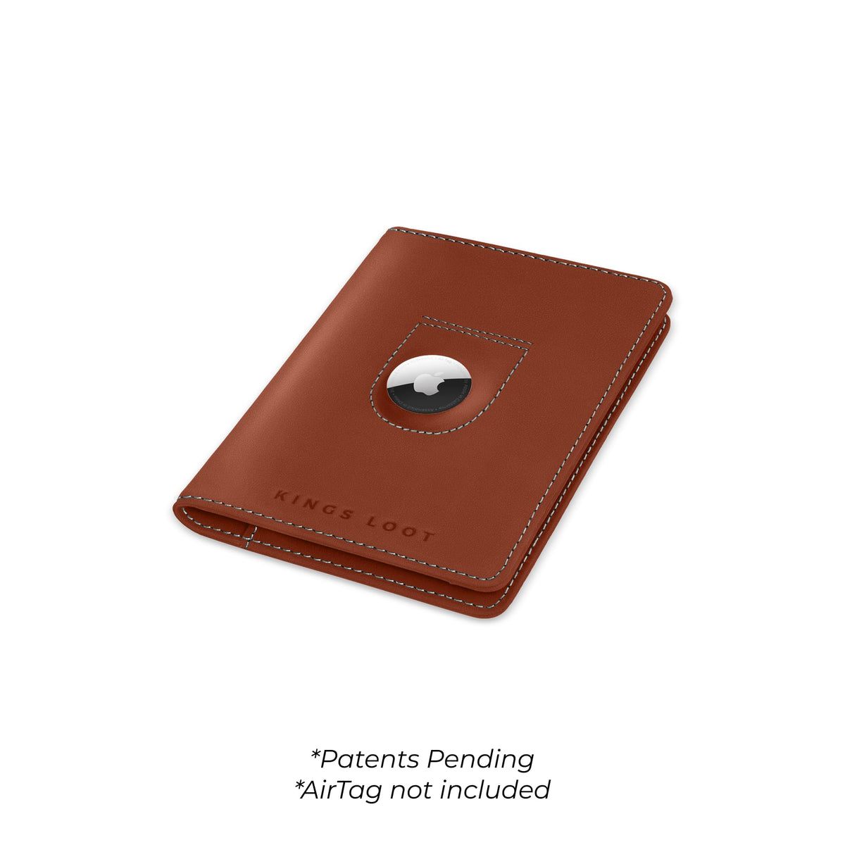 Leather RFID Passport Wallet with Tracker Pocket
