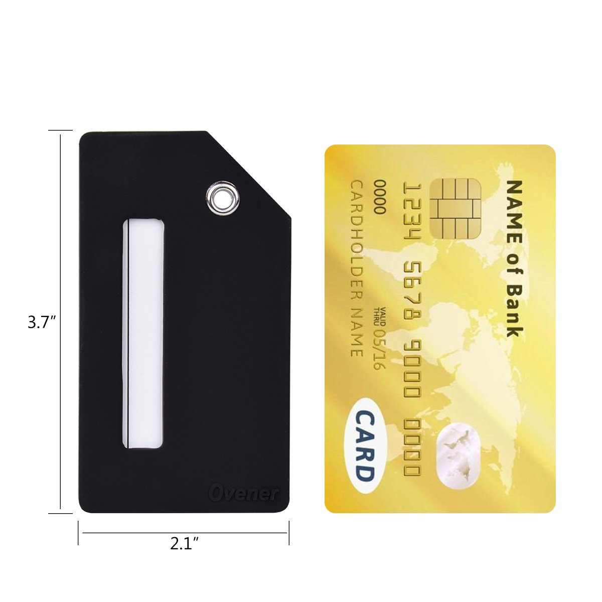 Silicone Privacy Luggage Tag