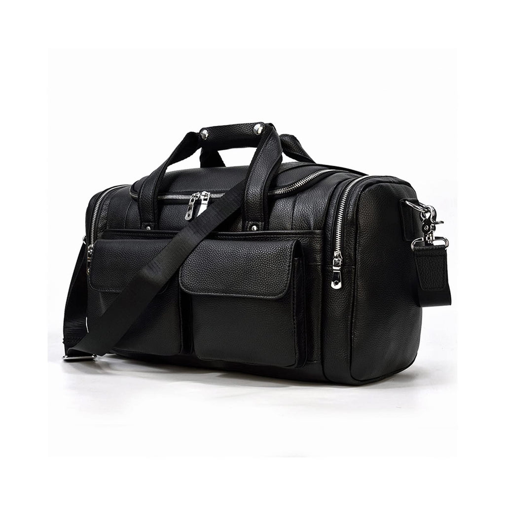 Cowhide Leather Overnight Travel Duffel