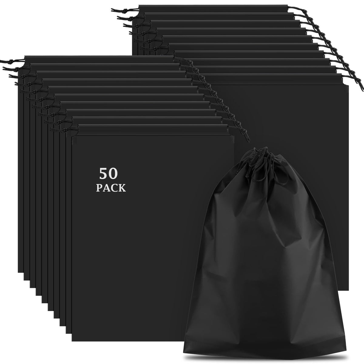 Multi-Pack Travel Shoe Storage Bags