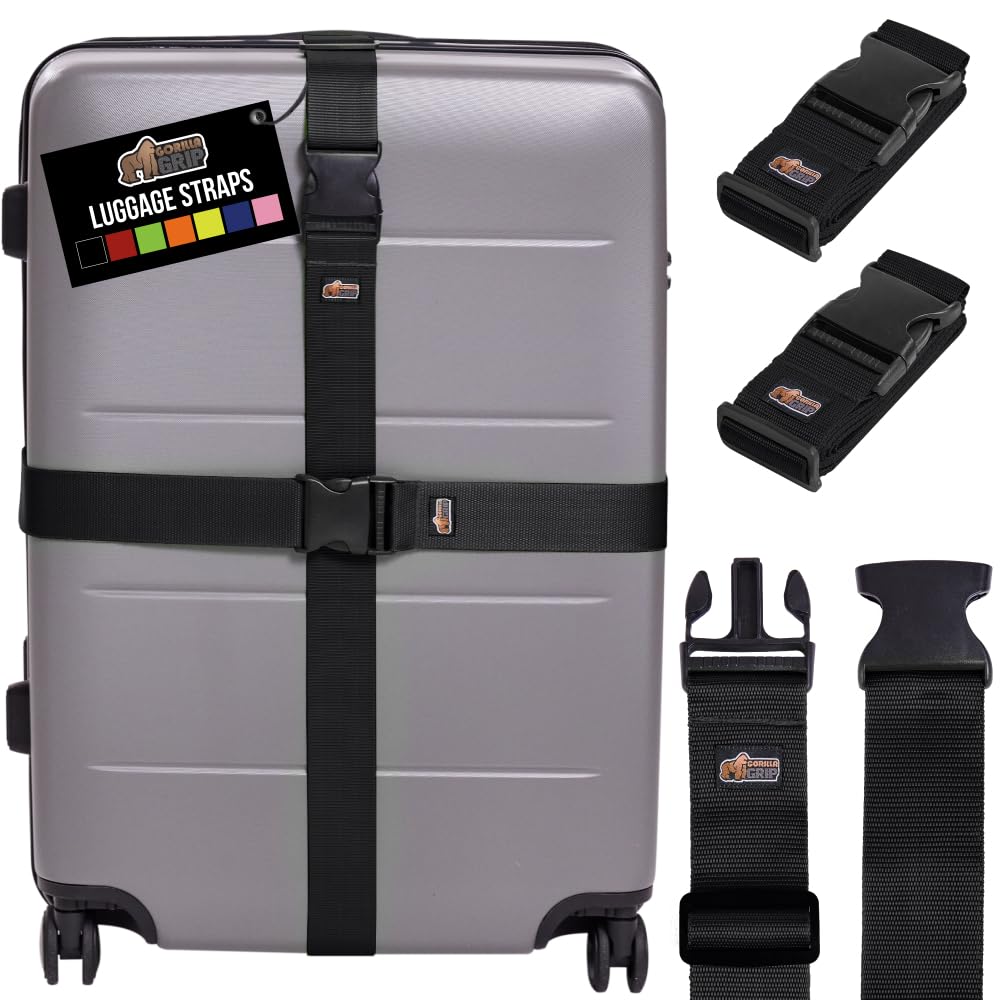 Eight-Pack Heavy-Duty Luggage Straps