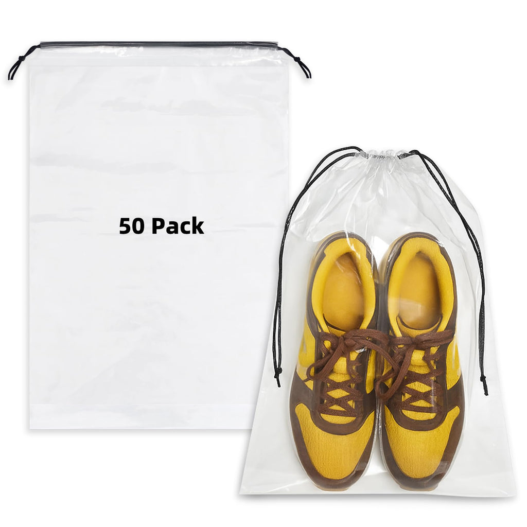 Frosted Drawstring Shoe Bag Set