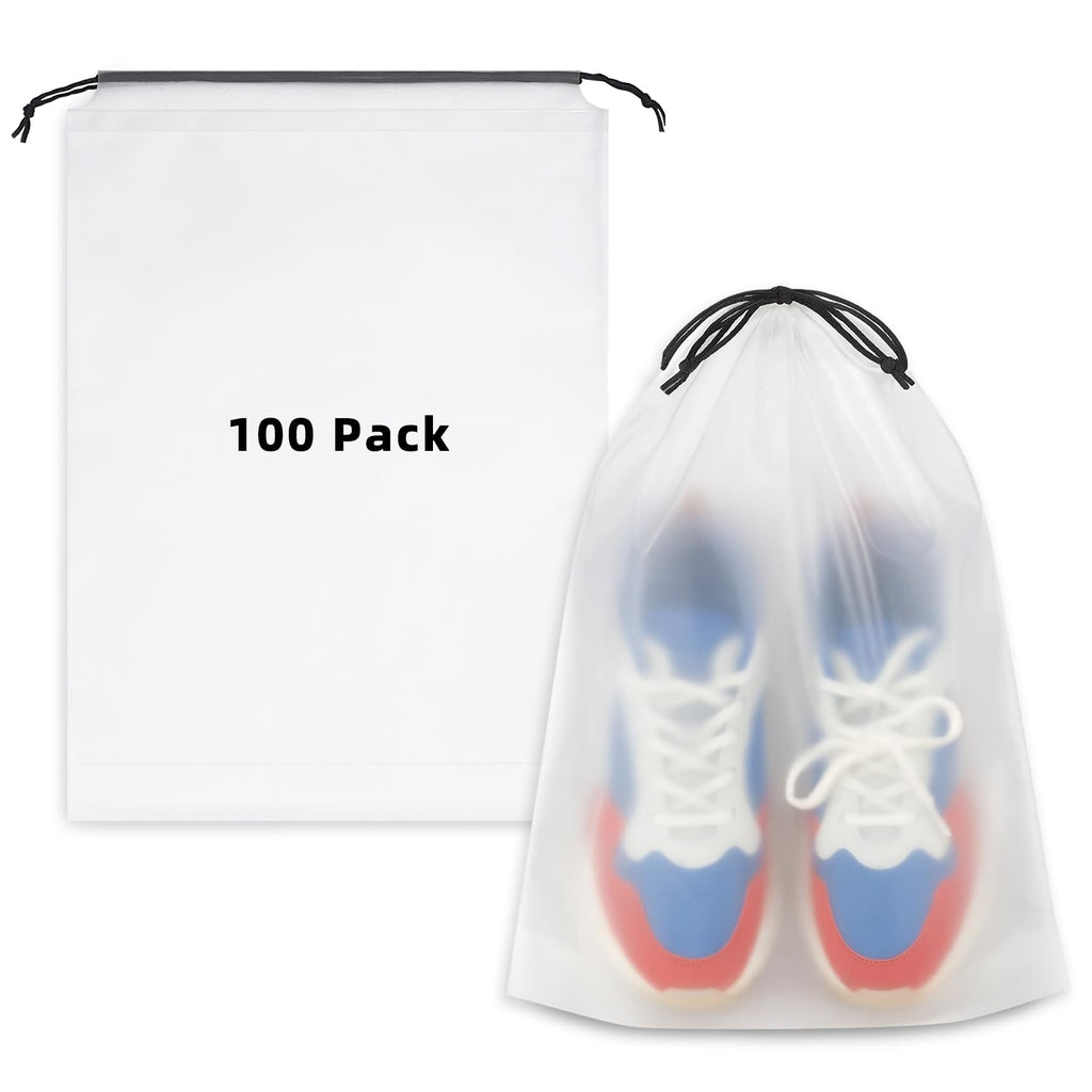 Frosted Drawstring Shoe Bag Set