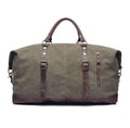 Waterproof Canvas and Leather Travel Duffel