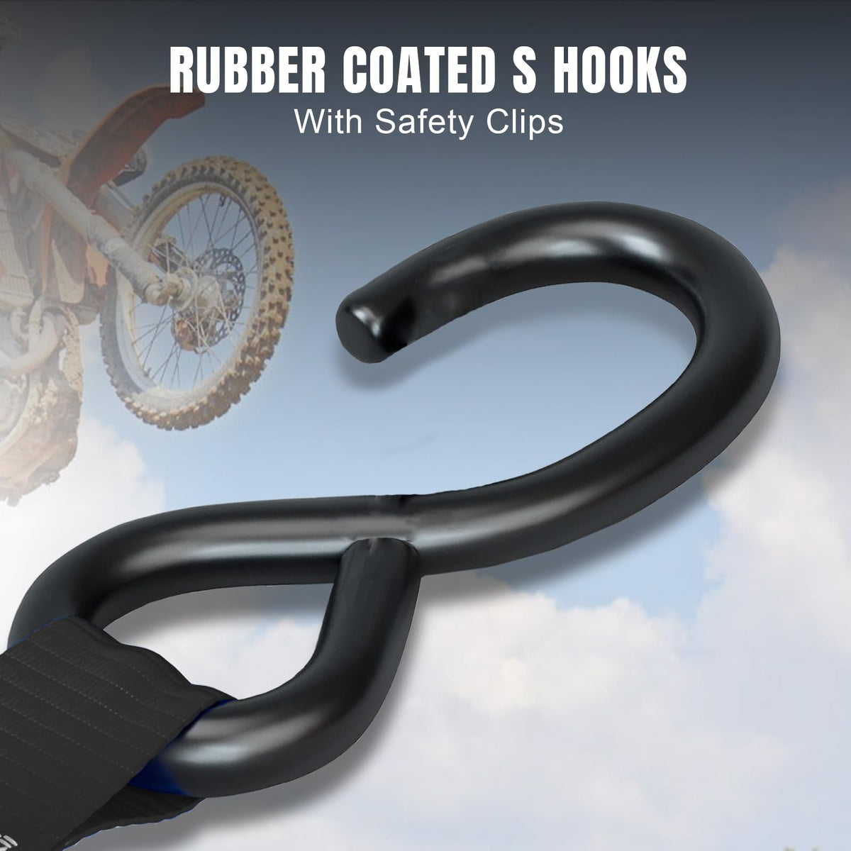 Ratchet Tie-Down Strap Set