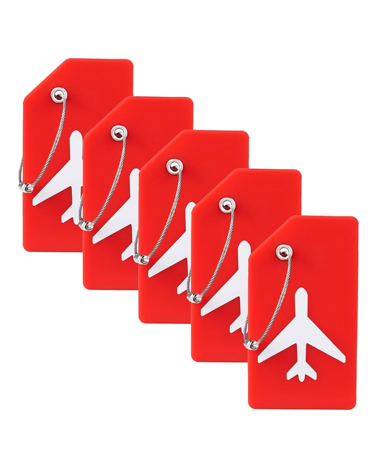 Multi-Pack Silicone Luggage Tags