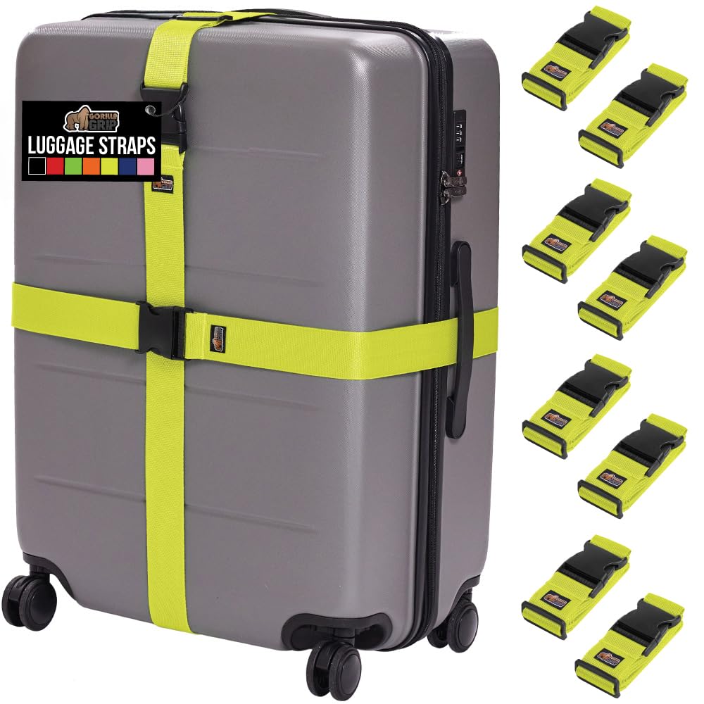 Adjustable Heavy-Duty Luggage Strap Set