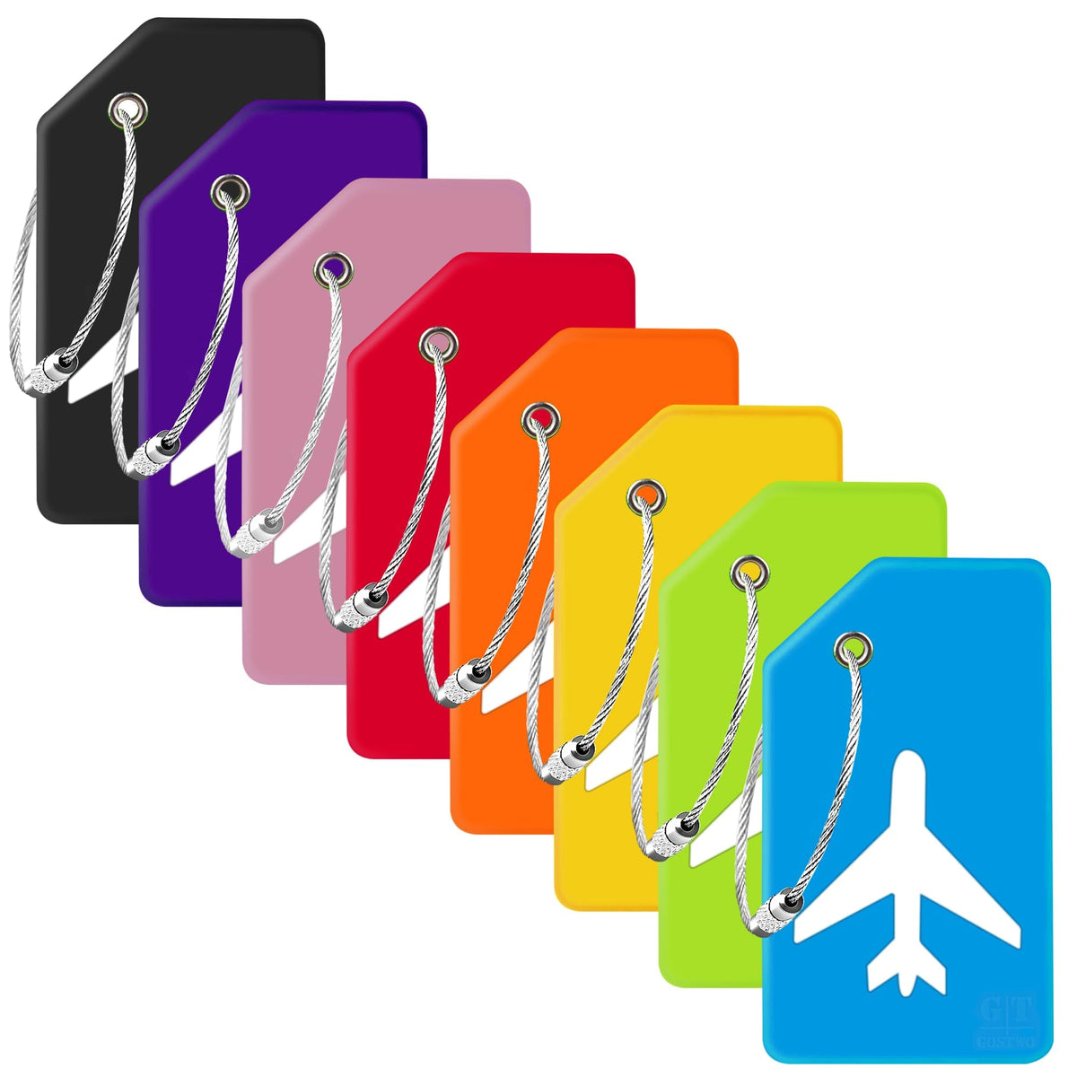 Multi-Pack Silicone Luggage Tags