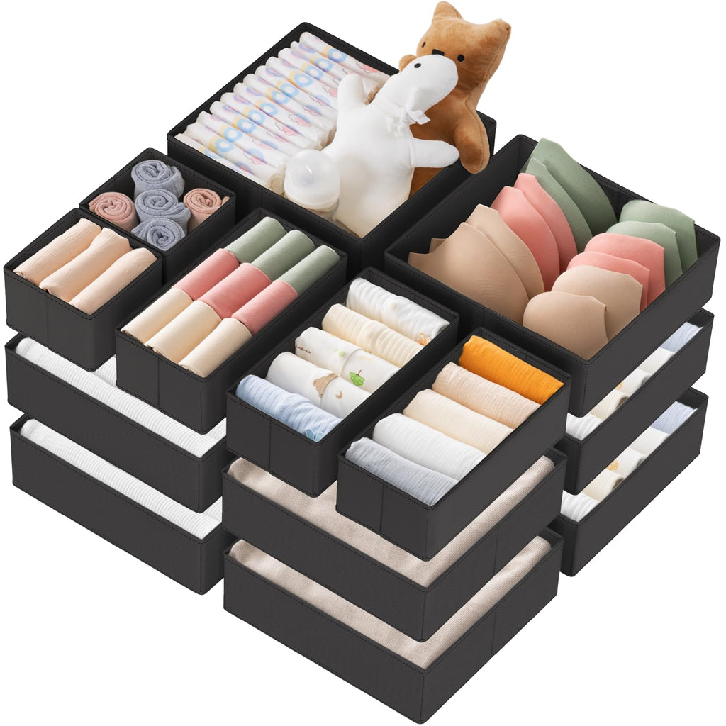 Ten-Piece Drawer Clothing Organizer Set