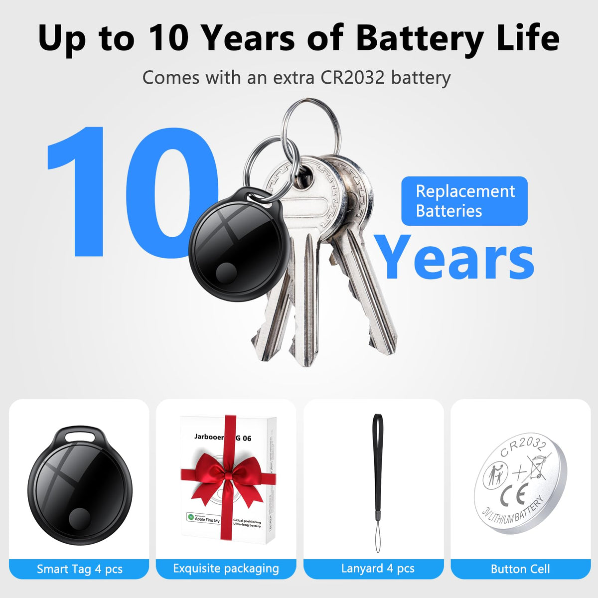 Four-Pack Bluetooth Tracking Tags