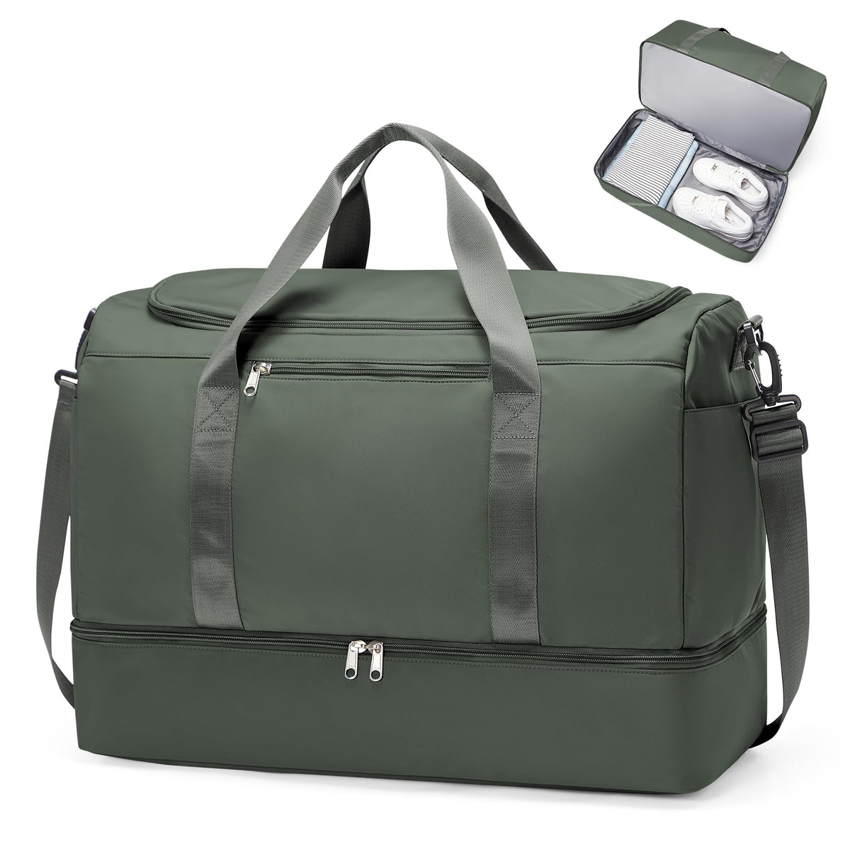 Three-Piece Weekender Travel Bag Set
