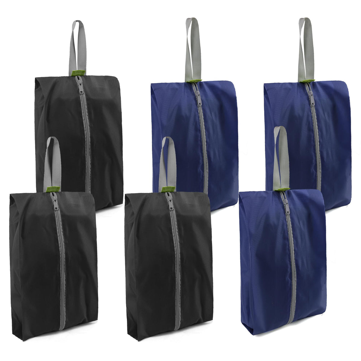 Multi-Pack Zippered Travel Shoe Bags