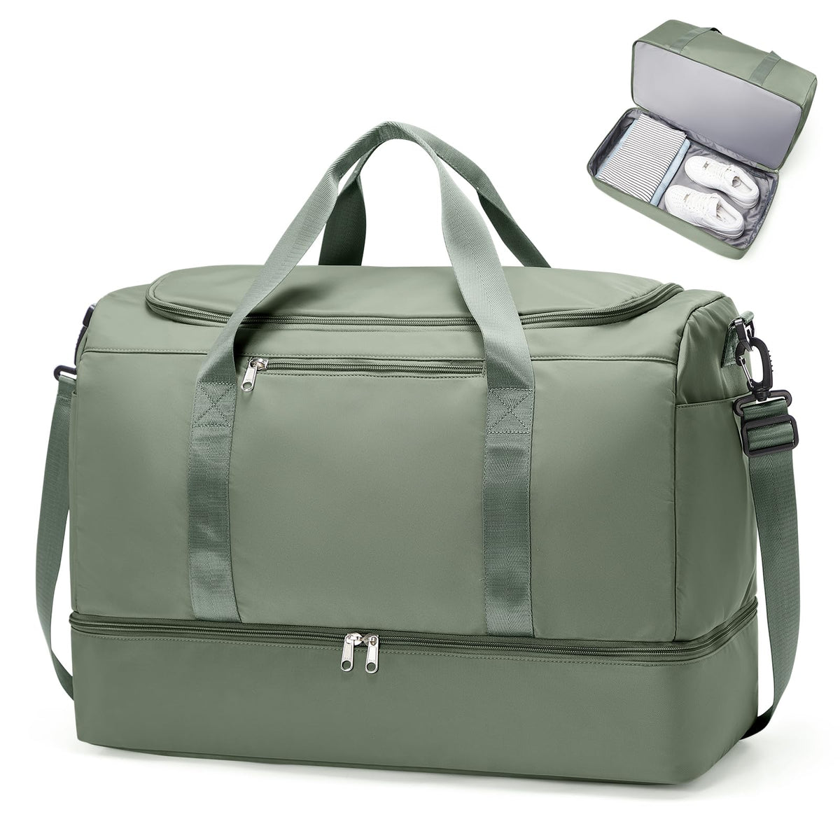 Three-Piece Weekender Travel Bag Set