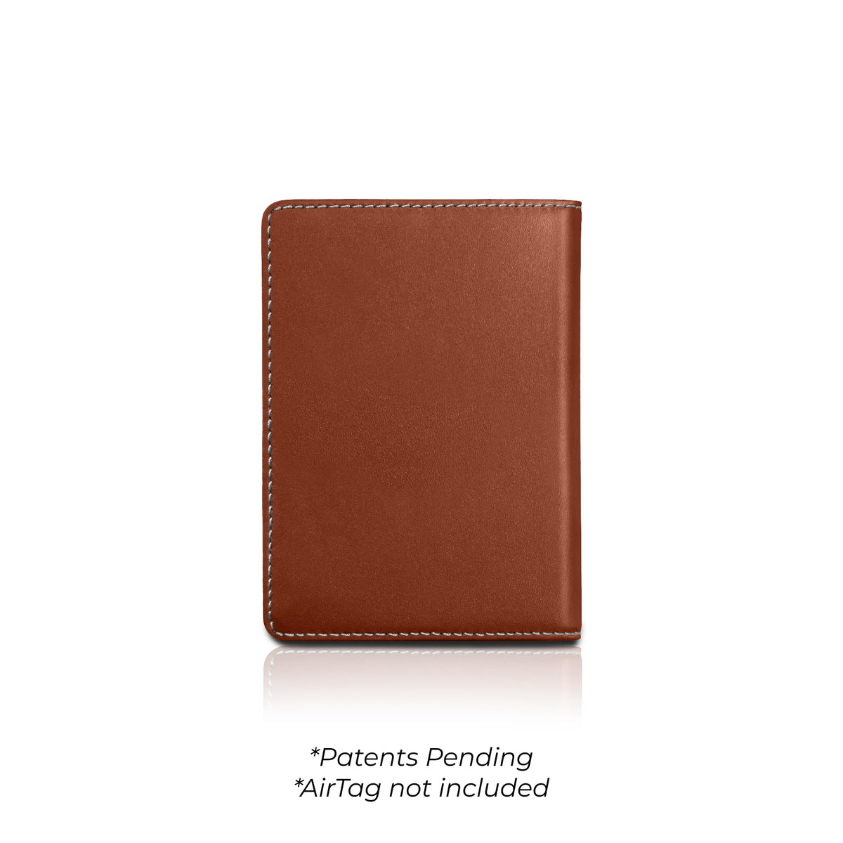Leather RFID Passport Wallet with Tracker Pocket