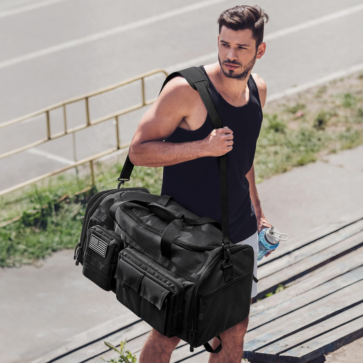 Three-in-One Expandable Duffel Backpack