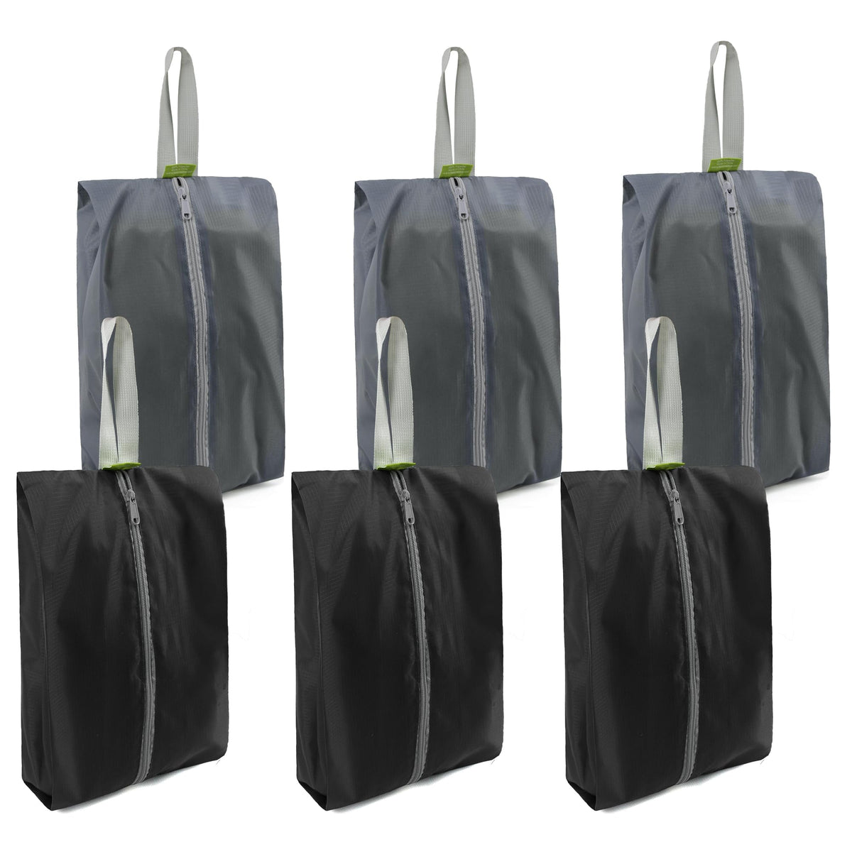Multi-Pack Zippered Travel Shoe Bags