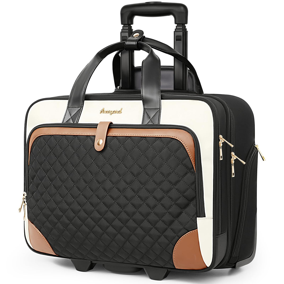 Rolling 17-Inch Laptop Briefcase